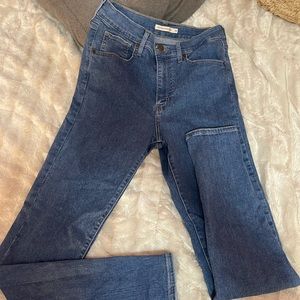 levi’s high rise super skinny jeans